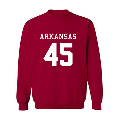 Arkansas - NCAA Football : Max Schmidly - Replica Shersey Crewneck Sweatshirt