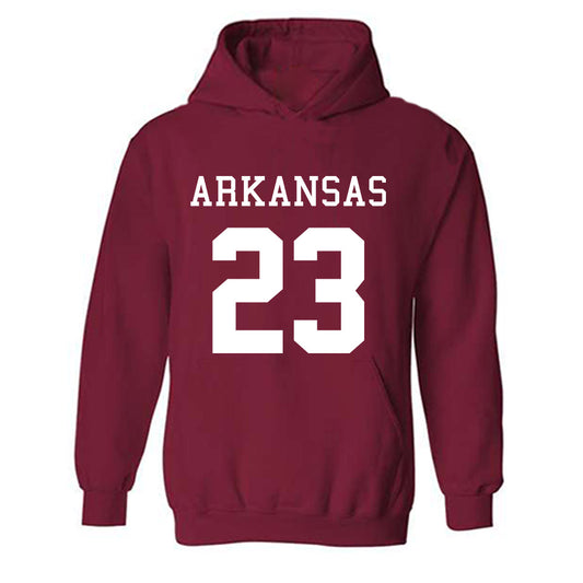 Arkansas - NCAA Football : Ian Williams - Replica Shersey Hooded Sweatshirt-0