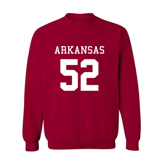 Arkansas - NCAA Football : Caden Kitler - Replica Shersey Crewneck Sweatshirt-0