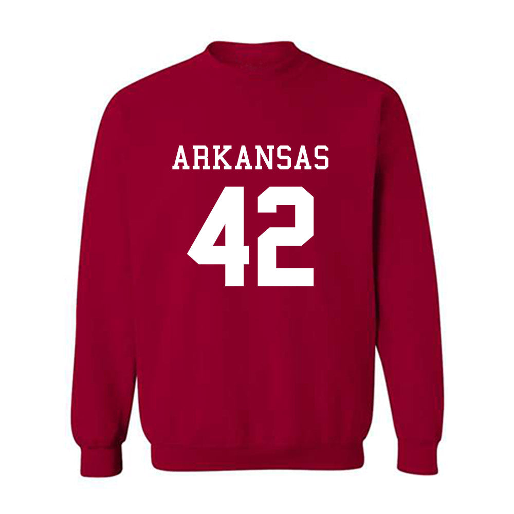 Arkansas - NCAA Football : Ben Bogle - Replica Shersey Crewneck Sweatshirt-0