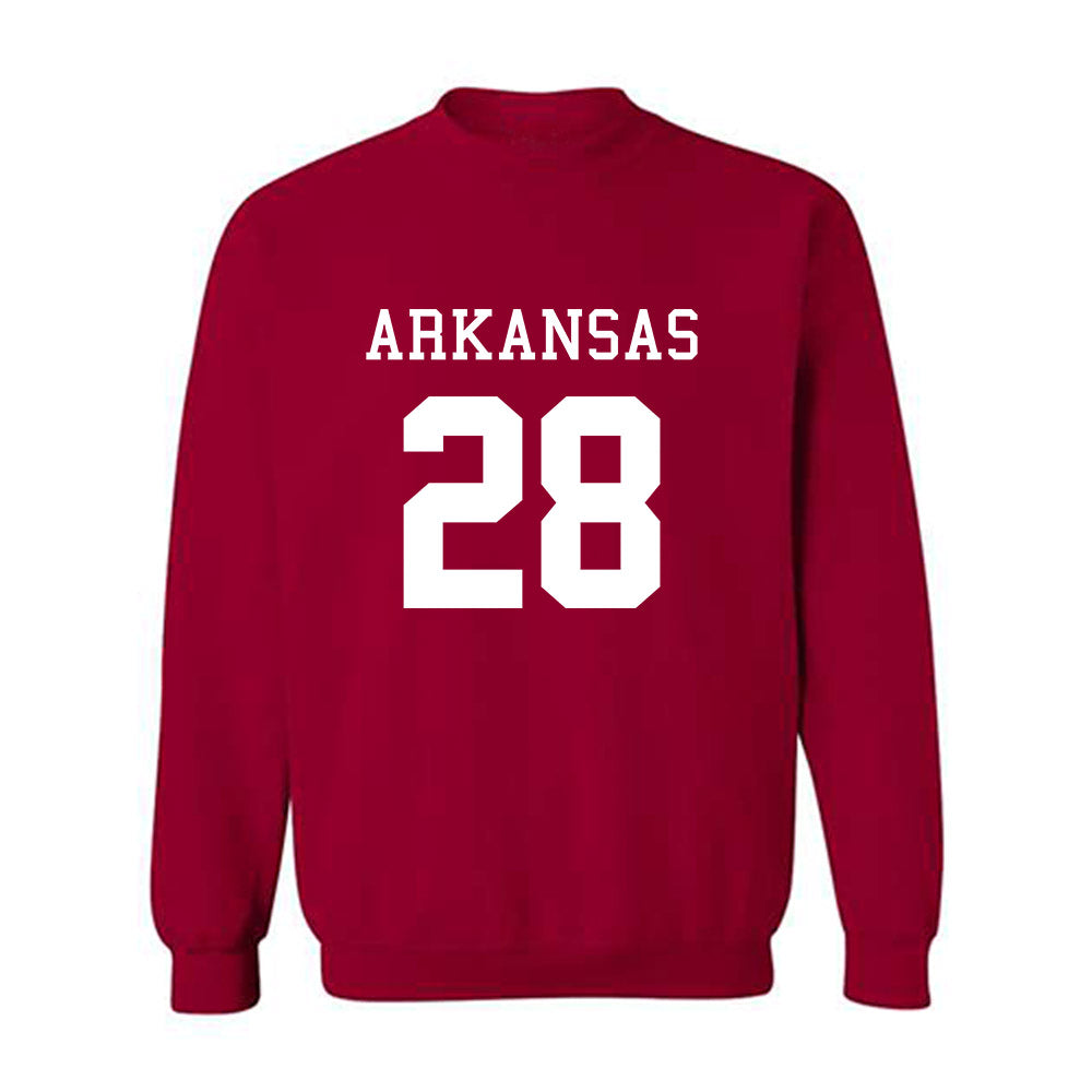 Arkansas - NCAA Football : Trajen Odom - Replica Shersey Crewneck Sweatshirt-0