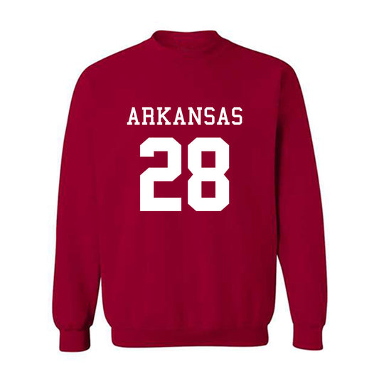 Arkansas - NCAA Football : Trajen Odom - Replica Shersey Crewneck Sweatshirt-0