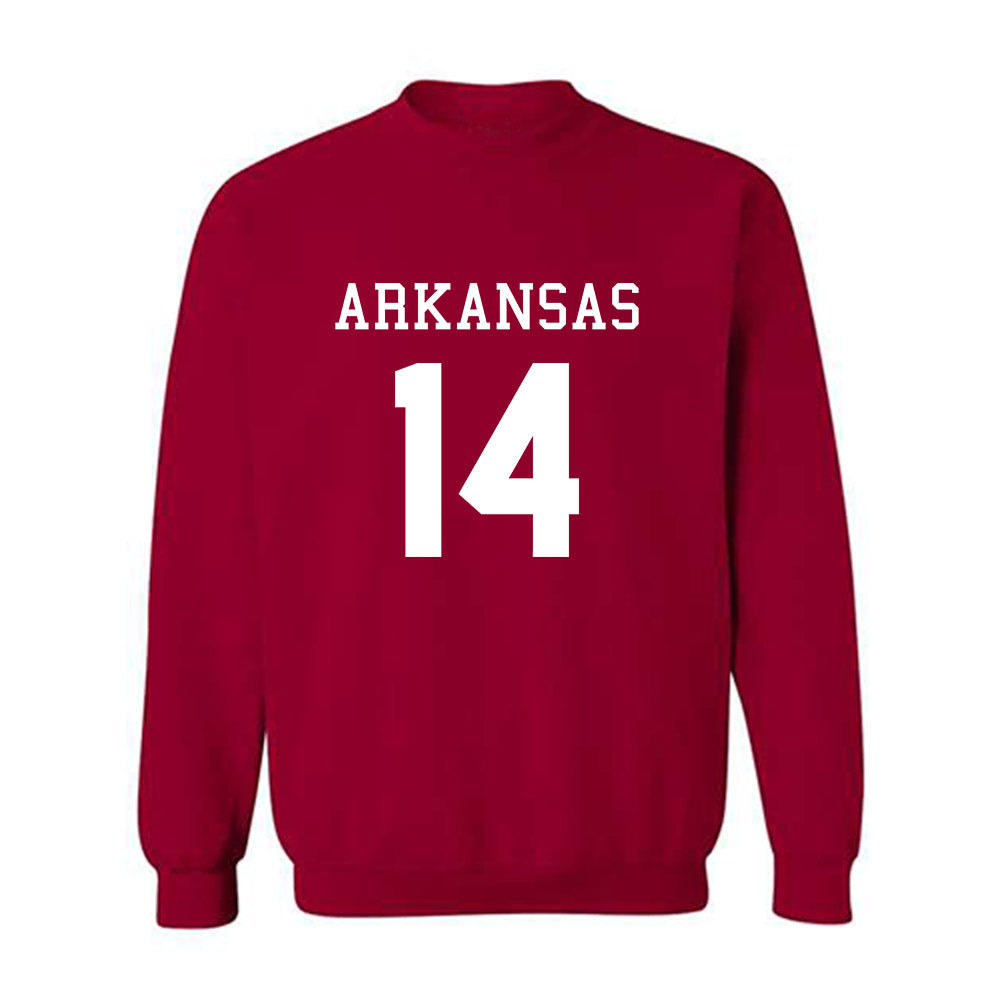 Arkansas - NCAA Football : Hank Hendrix - Replica Shersey Crewneck Sweatshirt-0