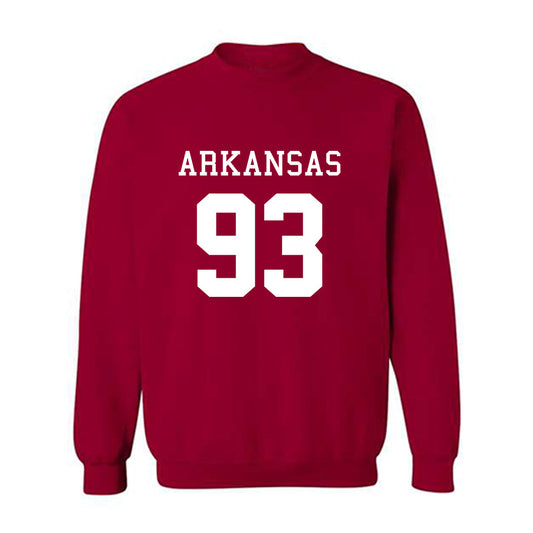 Arkansas - NCAA Football : Keiundre Johnson - Replica Shersey Crewneck Sweatshirt-0