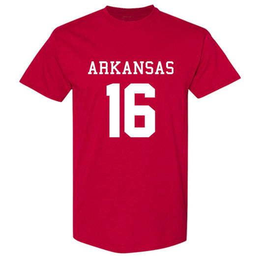 Arkansas - NCAA Football : Kourtlan Marsh - Replica Shersey T-Shirt-0