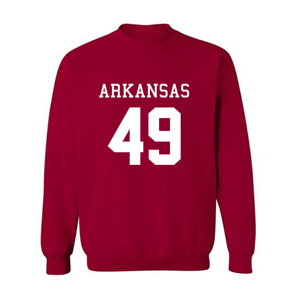 Arkansas - NCAA Football : Braxton Scriber - Replica Shersey Crewneck Sweatshirt-0