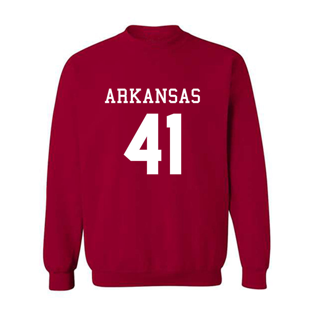 Arkansas - NCAA Football : Connor Smith - Replica Shersey Crewneck Sweatshirt-0