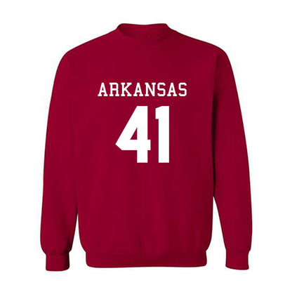 Arkansas - NCAA Football : Connor Smith - Replica Shersey Crewneck Sweatshirt-0