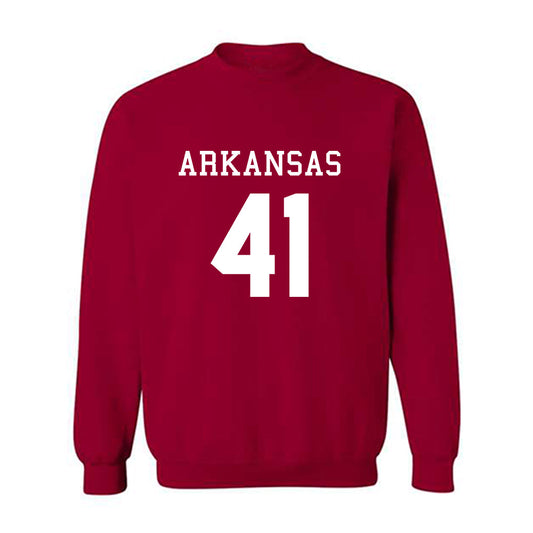 Arkansas - NCAA Football : Connor Smith - Replica Shersey Crewneck Sweatshirt-0