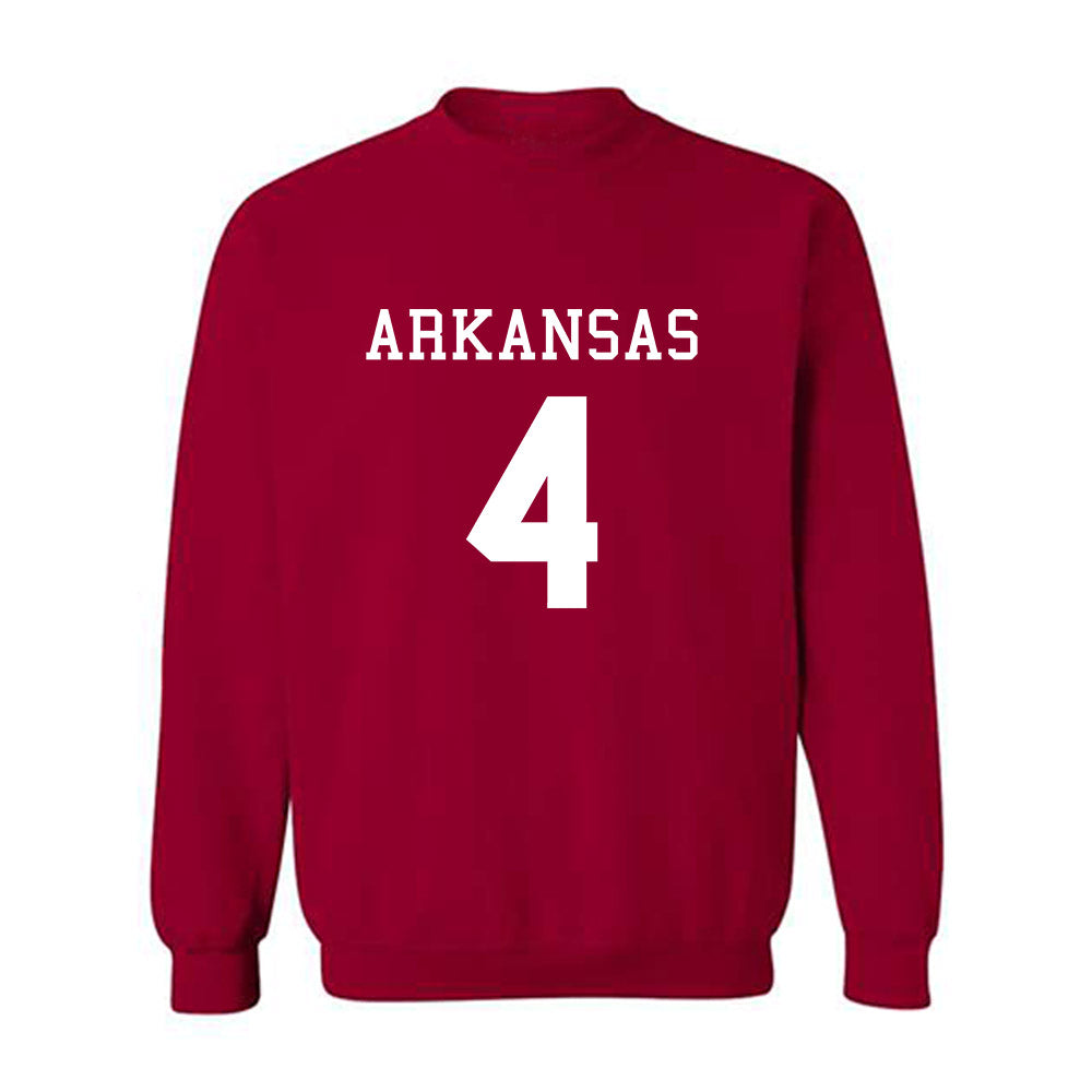 Arkansas - NCAA Football : Lakhi Roland - Replica Shersey Crewneck Sweatshirt-0