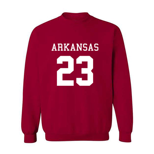 Arkansas - NCAA Football : Ian Williams - Replica Shersey Crewneck Sweatshirt-0