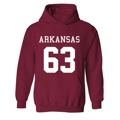 Arkansas - NCAA Football : Hugh Smith - Replica Shersey Hooded Sweatshirt-0