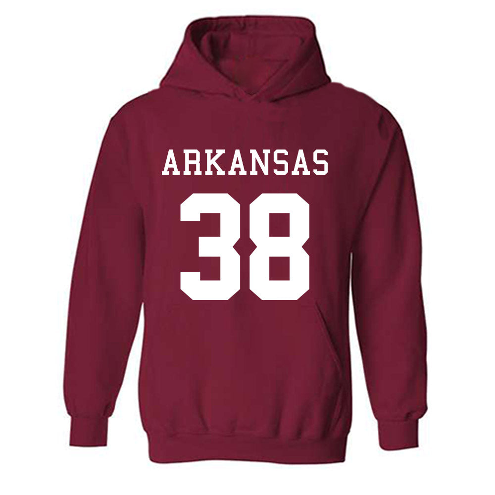 Arkansas - NCAA Football : Bradley Ume-Ezeoke - Replica Shersey Hooded Sweatshirt-0