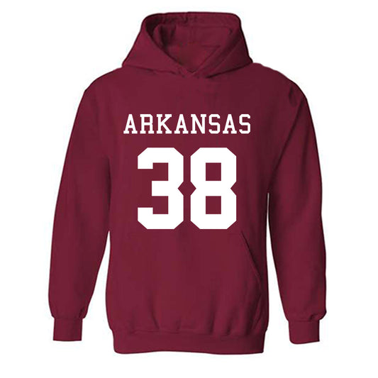 Arkansas - NCAA Football : Bradley Ume-Ezeoke - Replica Shersey Hooded Sweatshirt-0