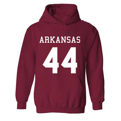 Arkansas - NCAA Football : Ben Bogle - Replica Shersey Hooded Sweatshirt-0