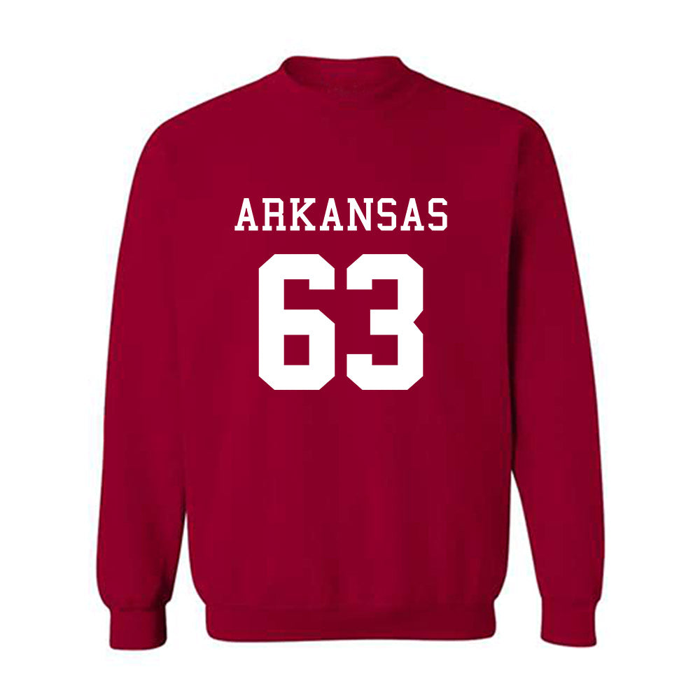 Arkansas - NCAA Football : Hugh Smith - Replica Shersey Crewneck Sweatshirt-0
