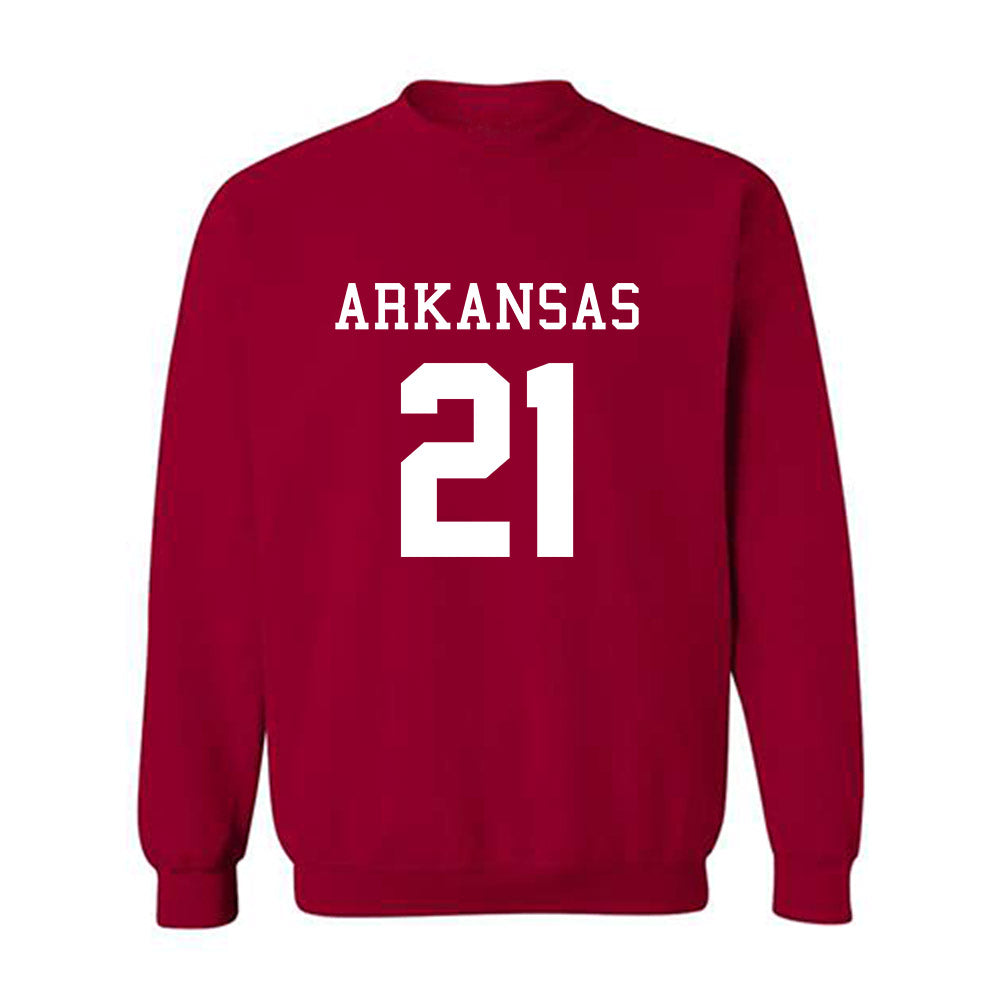 Arkansas - NCAA Football : Jasper Parker - Replica Shersey Crewneck Sweatshirt-0