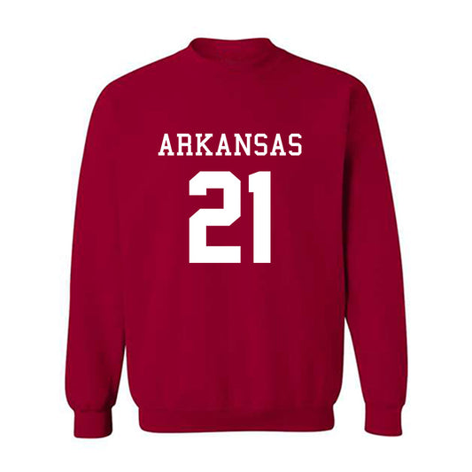 Arkansas - NCAA Football : Jasper Parker - Replica Shersey Crewneck Sweatshirt-0