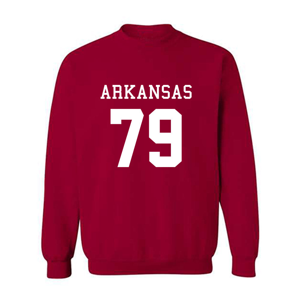 Arkansas - NCAA Football : Josiah Clemons - Replica Shersey Crewneck Sweatshirt-0