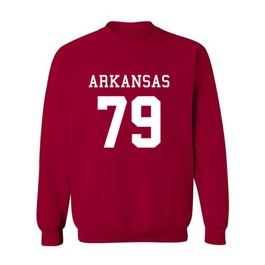 Arkansas - NCAA Football : Josiah Clemons - Replica Shersey Crewneck Sweatshirt-0