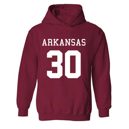 Arkansas - NCAA Football : J’Lynn Allen - Replica Shersey Hooded Sweatshirt-0