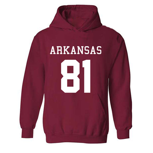 Arkansas - NCAA Football : Dai'Shaun Thomas - Replica Shersey Hooded Sweatshirt-0