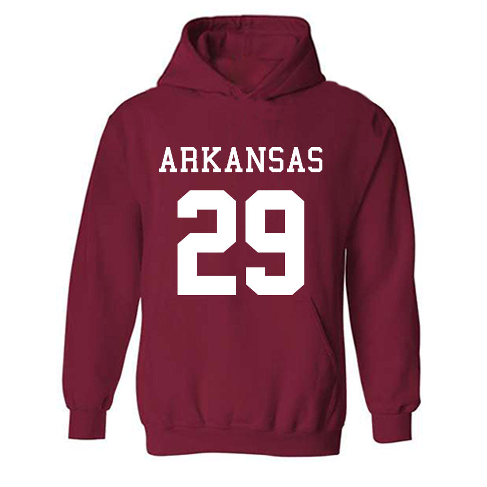 Arkansas - NCAA Football : Brandon Ford - Replica Shersey Hooded Sweatshirt-0