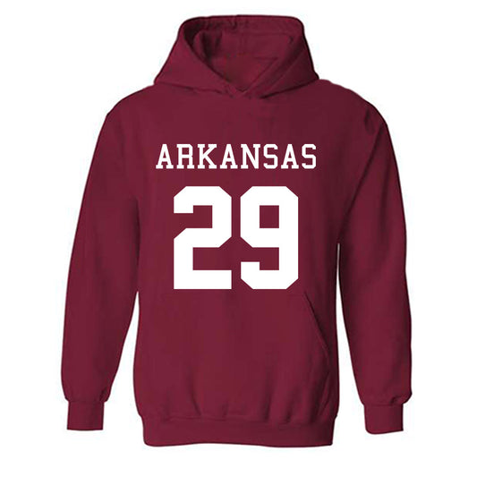 Arkansas - NCAA Football : Brandon Ford - Replica Shersey Hooded Sweatshirt-0