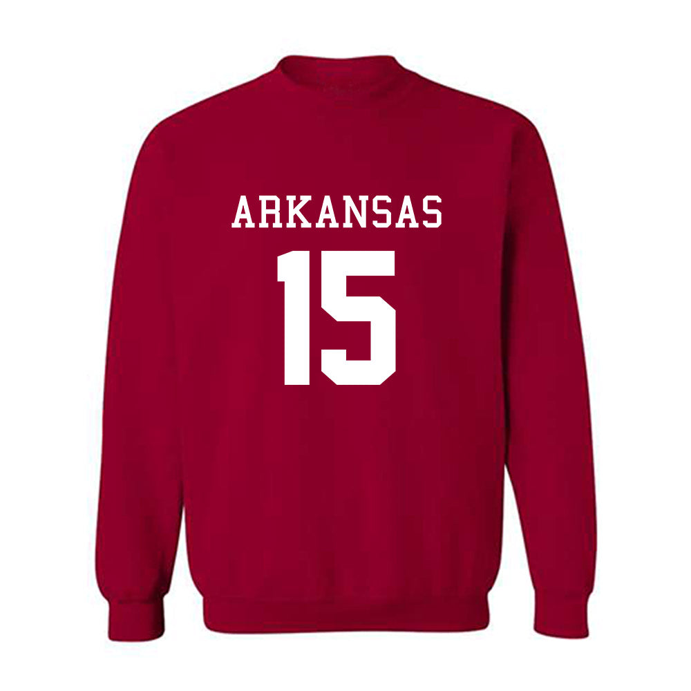 Arkansas - NCAA Football : Nsongbeh Ginyui - Replica Shersey Crewneck Sweatshirt-0