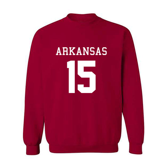 Arkansas - NCAA Football : Nsongbeh Ginyui - Replica Shersey Crewneck Sweatshirt-0