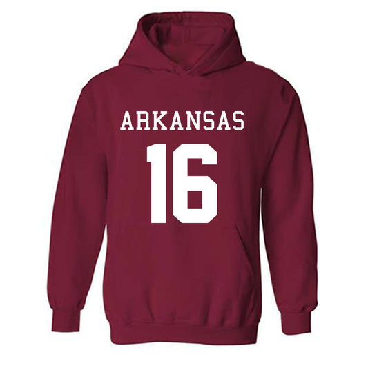 Arkansas - NCAA Football : Ismael Cisse - Replica Shersey Hooded Sweatshirt-0