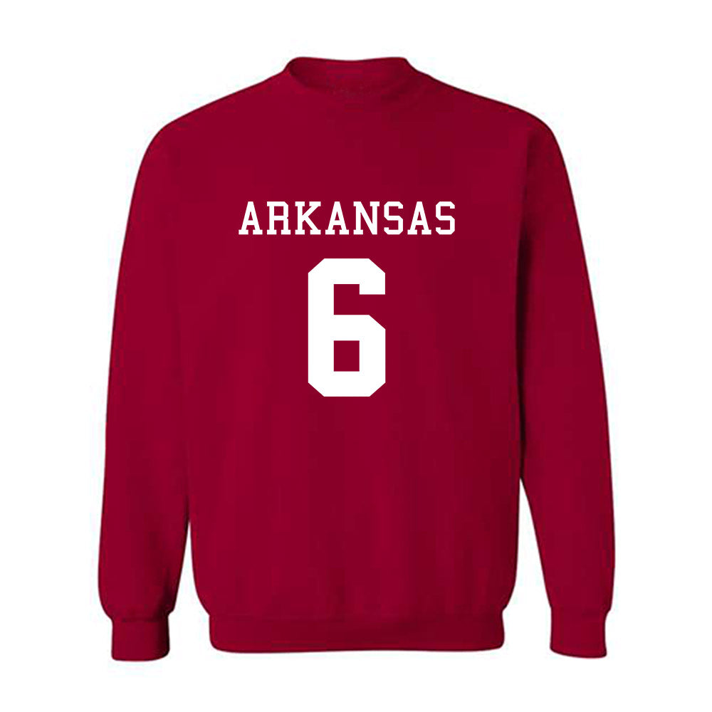 Arkansas - NCAA Football : Khmori House - Replica Shersey Crewneck Sweatshirt-0