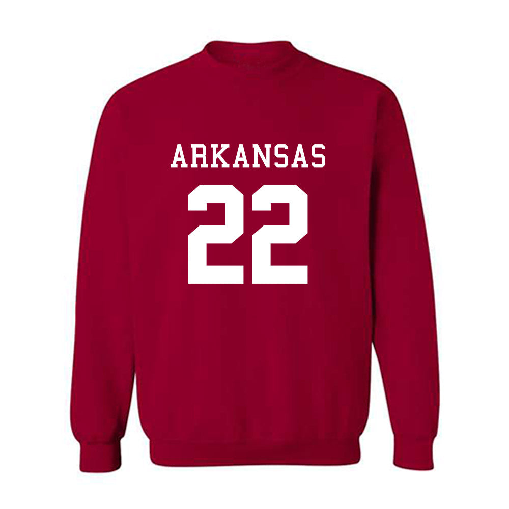 Arkansas - NCAA Football : Tay Lockett - Replica Shersey Crewneck Sweatshirt-0