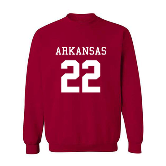 Arkansas - NCAA Football : Tay Lockett - Replica Shersey Crewneck Sweatshirt-0