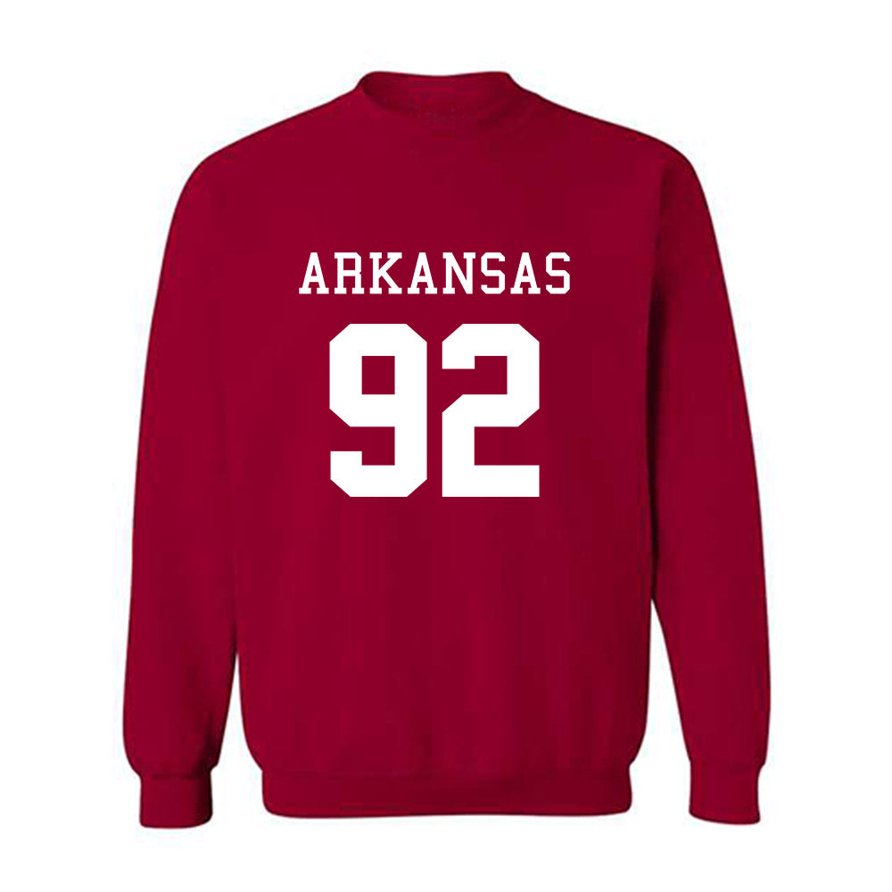 Arkansas - NCAA Football : David Oke - Replica Shersey Crewneck Sweatshirt-0
