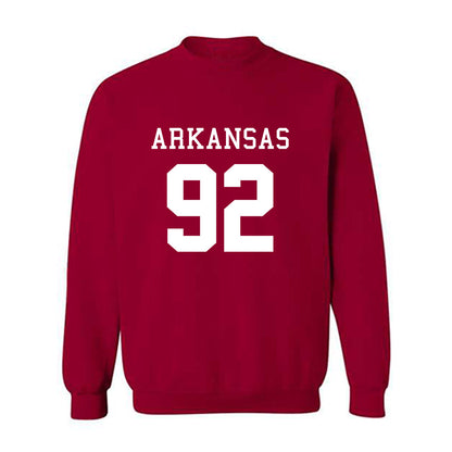Arkansas - NCAA Football : David Oke - Replica Shersey Crewneck Sweatshirt-0