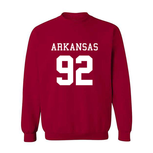 Arkansas - NCAA Football : David Oke - Replica Shersey Crewneck Sweatshirt-0