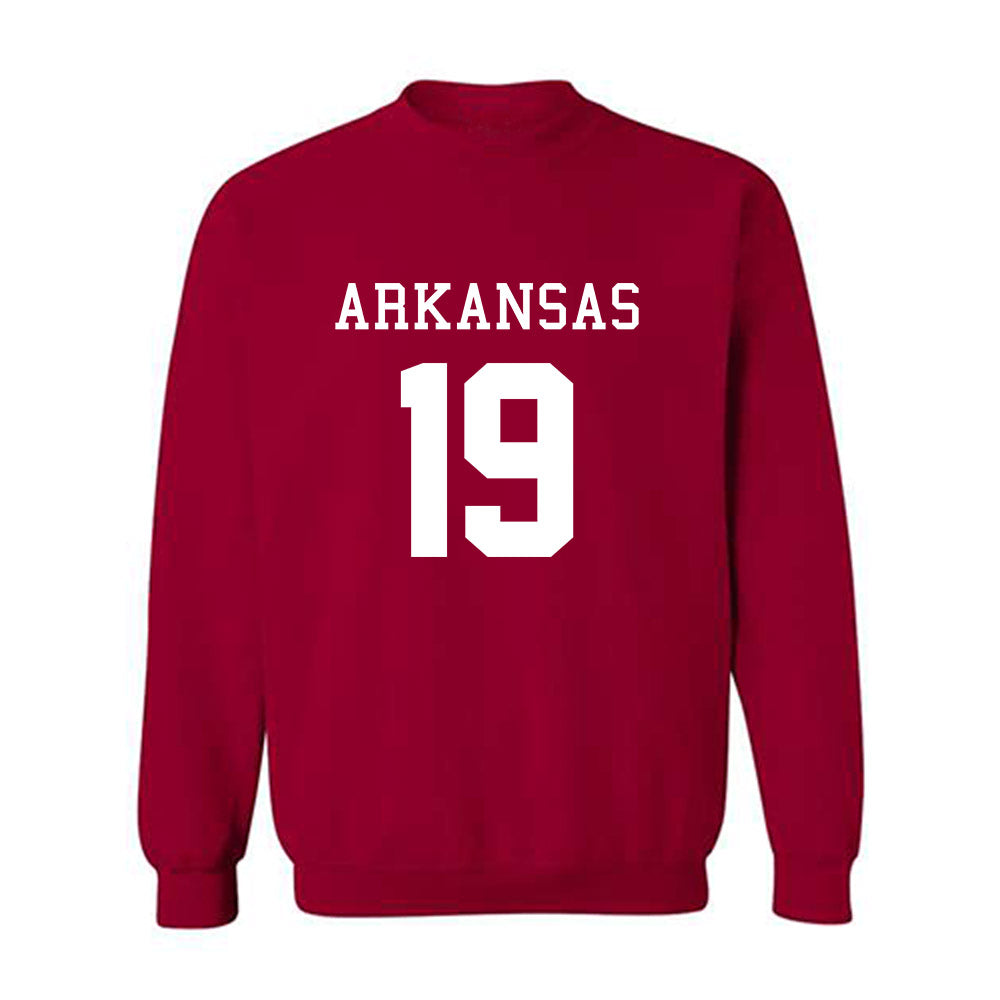 Arkansas - NCAA Football : Antonio Jordan - Replica Shersey Crewneck Sweatshirt-0