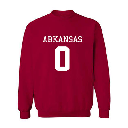 Arkansas - NCAA Football : Braylen Russell - Replica Shersey Crewneck Sweatshirt-0