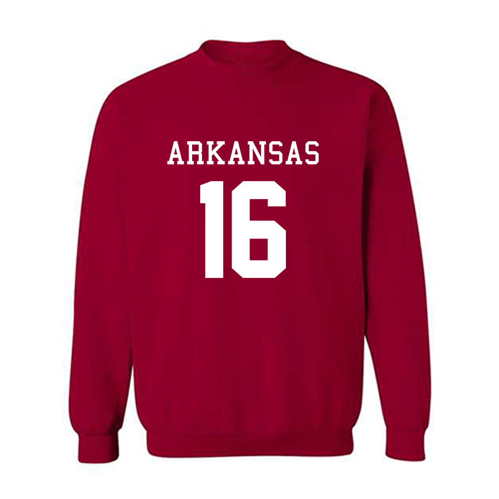 Arkansas - NCAA Football : Ismael Cisse - Replica Shersey Crewneck Sweatshirt-0