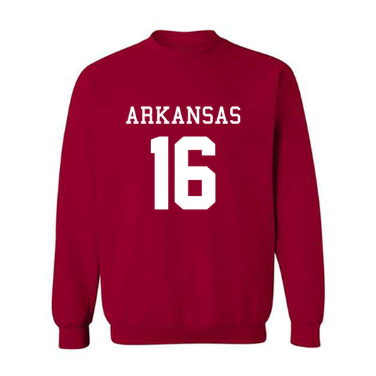 Arkansas - NCAA Football : Ismael Cisse - Replica Shersey Crewneck Sweatshirt-0
