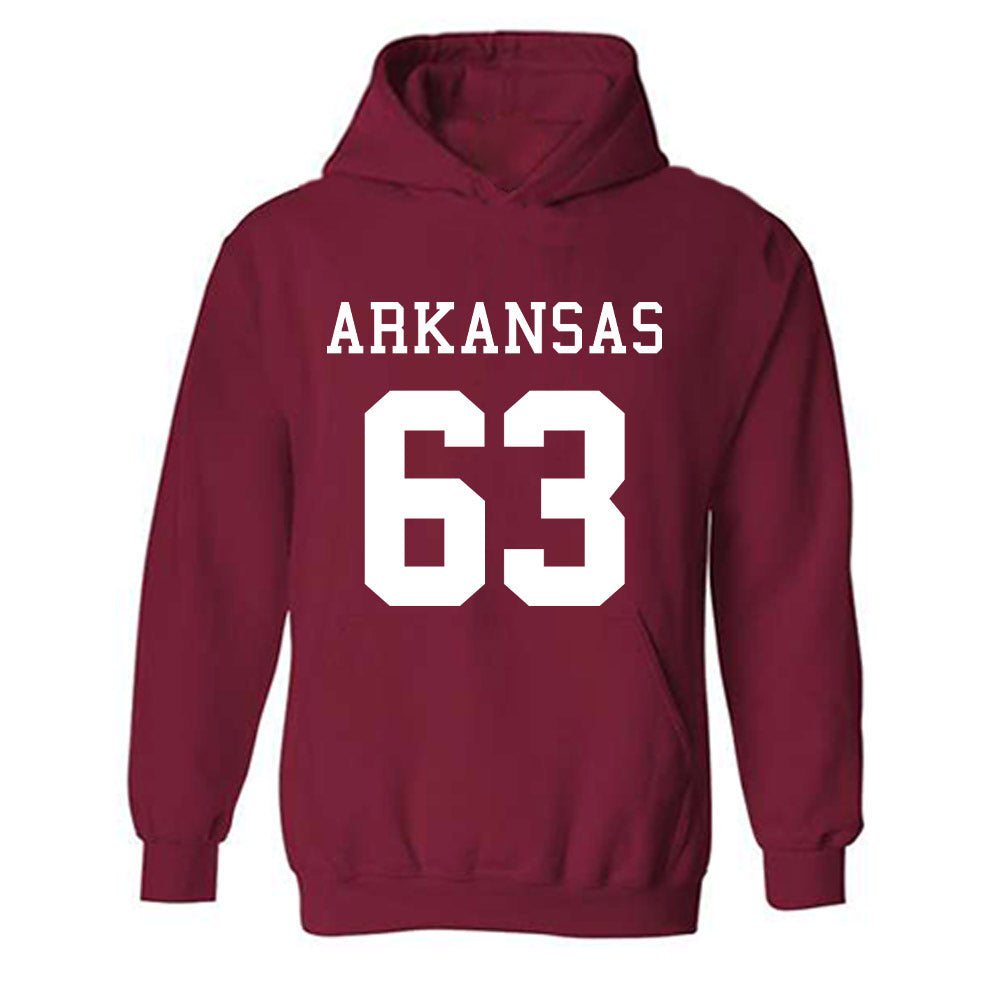 Arkansas - NCAA Football : Hugh Smith - Replica Shersey Hooded Sweatshirt-0