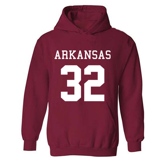 Arkansas - NCAA Football : Landon Phipps - Replica Shersey Hooded Sweatshirt-0