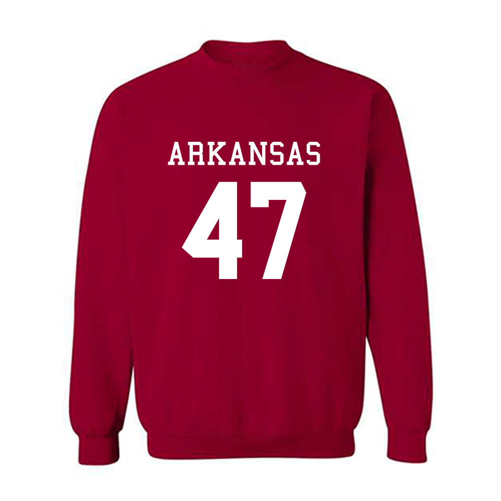Arkansas - NCAA Football : Maddox Lassiter - Replica Shersey Crewneck Sweatshirt