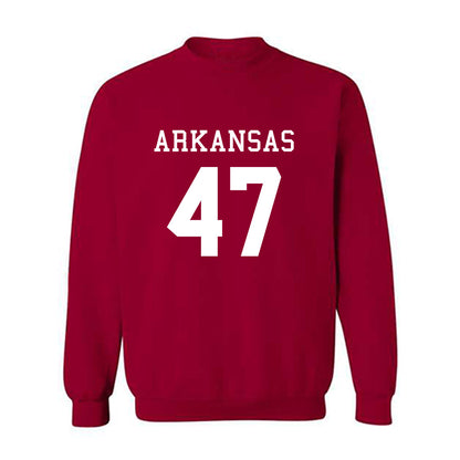 Arkansas - NCAA Football : Maddox Lassiter - Replica Shersey Crewneck Sweatshirt