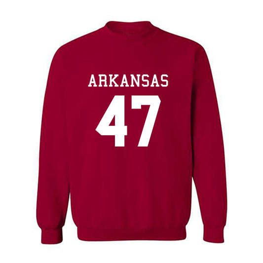 Arkansas - NCAA Football : Maddox Lassiter - Replica Shersey Crewneck Sweatshirt