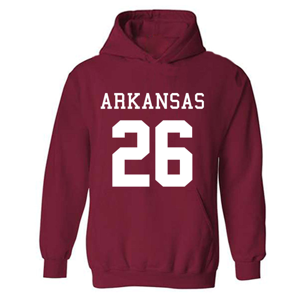 Arkansas - NCAA Football : Jalon Copeland - Replica Shersey Hooded Sweatshirt-0