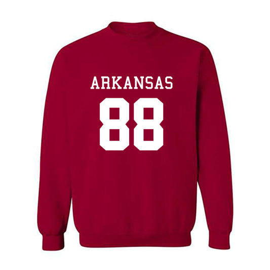 Arkansas - NCAA Football : Blair Irvin III - Replica Shersey Crewneck Sweatshirt-0