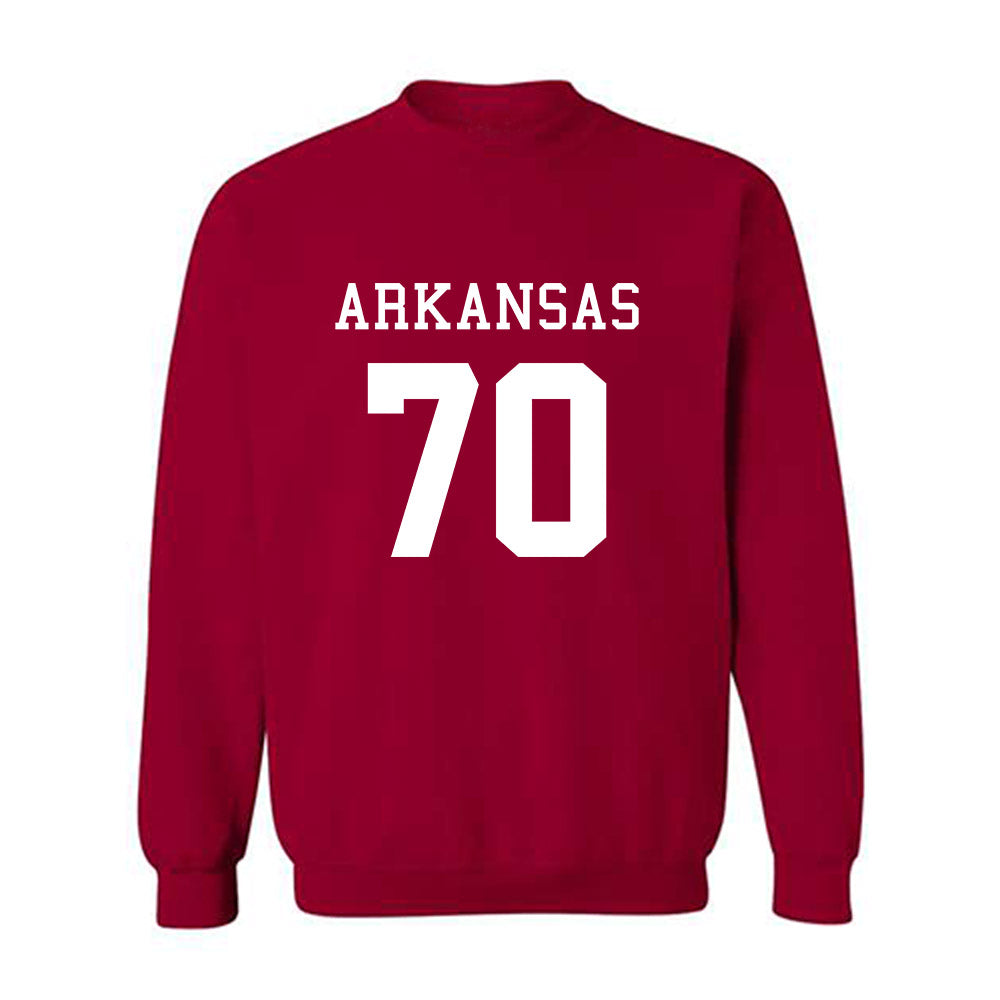 Arkansas - NCAA Football : Dan Grein - Replica Shersey Crewneck Sweatshirt-0