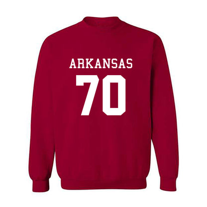 Arkansas - NCAA Football : Dan Grein - Replica Shersey Crewneck Sweatshirt-0